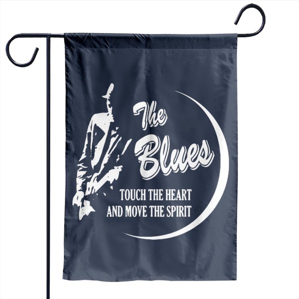 The Blues Garden Flag Garden Flags-image