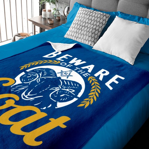 Masonic Goat Goat Baby Blankets-image