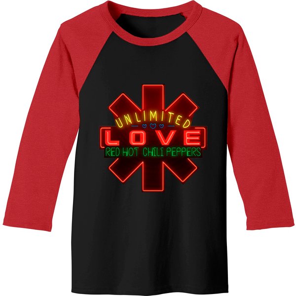 Red Hot Chili Peppers X Unlimited Love Short-Sleeve Unisex Baseball Tees-image