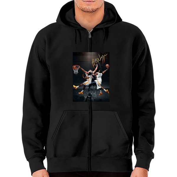 Andrew Wiggins Dunk On Luka Doncic Classic Zip Hoodies-image