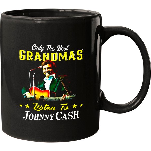 Johnny Cash Grandmas Listen Mug