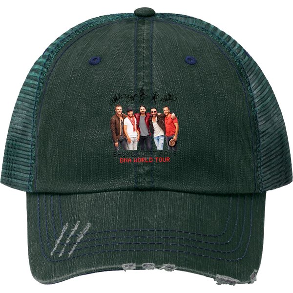 Backstreet Boy Dna World Tour Bsb Band Trucker Hats-image