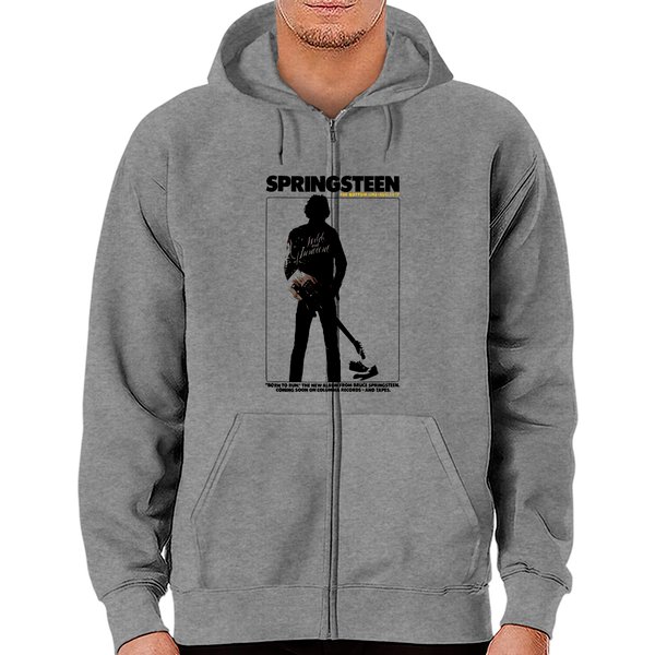 1975 Springsteen Concert - Singer - Zip Hoodies-image