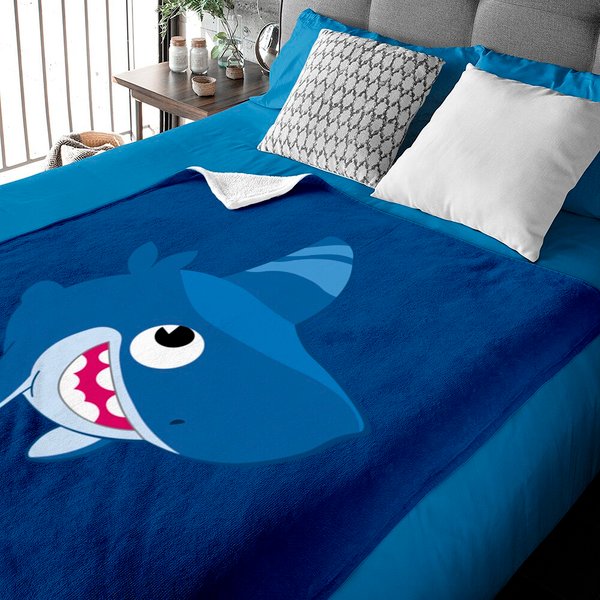 Shark Dog - Shark Dog - Baby Blankets-image