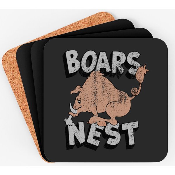 Boars Nest Sign (Stacked Layout) - Dukes Of Hazzard - Coasters-image