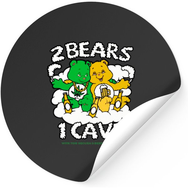 2 Bears 1 Cave Sticker Stickers-image