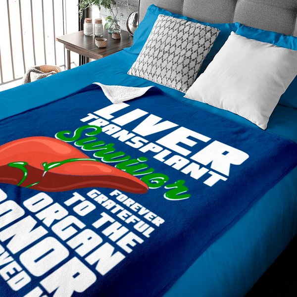 Liver Transplant Survivor Baby Blankets