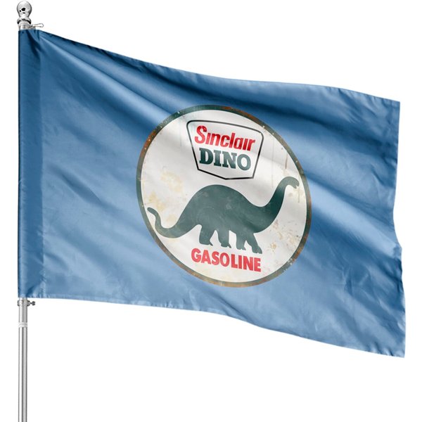 Vintage Sinclair Logo - Motor Oil Gas Pump Motor Sport Gasoline - House Flags-image