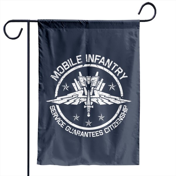 Mobile Infantry Crest - Starship Troopers - Garden Flags-image