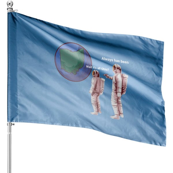It's All Ohio Meme House Flags-image