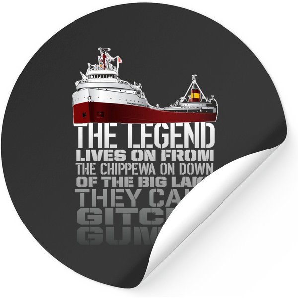 The Legend Lives On - Edmund Fitzgerald - Stickers-image
