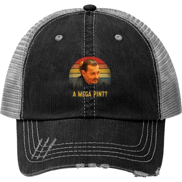 A Mega Pint Johnny Depp Classic Trucker Hats-image
