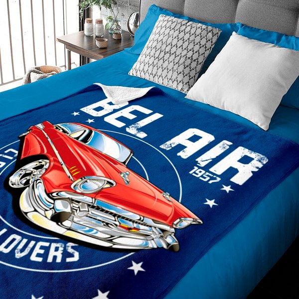 Classic Car Bel Air 1957 - Classic Car - Baby Blankets-image