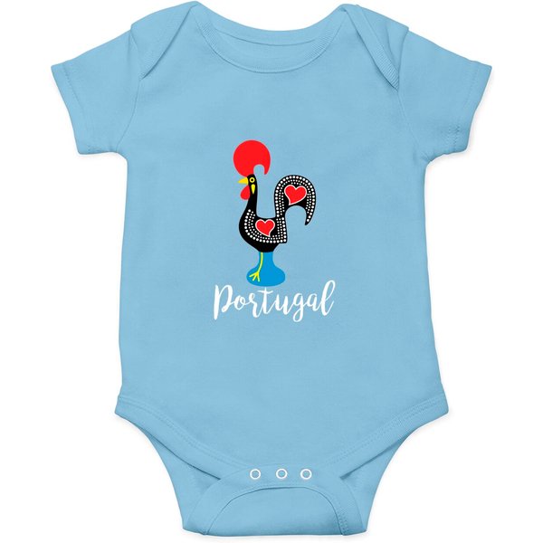 Portuguese Rooster Portugal Galo De Barcelos Figurine Onesies