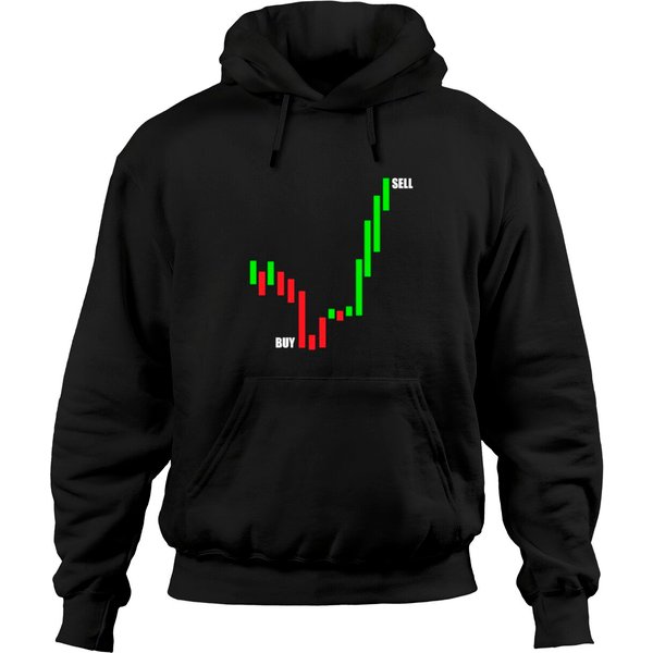Stock Market Trader Candlestick Chart Trading Gift Hoodies-image