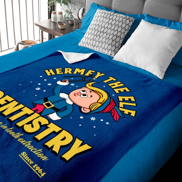 Hermey The Elf Dentistry - Hermey The Elf - Baby Blankets