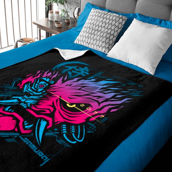 Samurai 77 V.2 - Cyberpunk - Baby Blankets-image