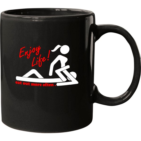 Enjoy Life Eat Out More Often Mugs-image