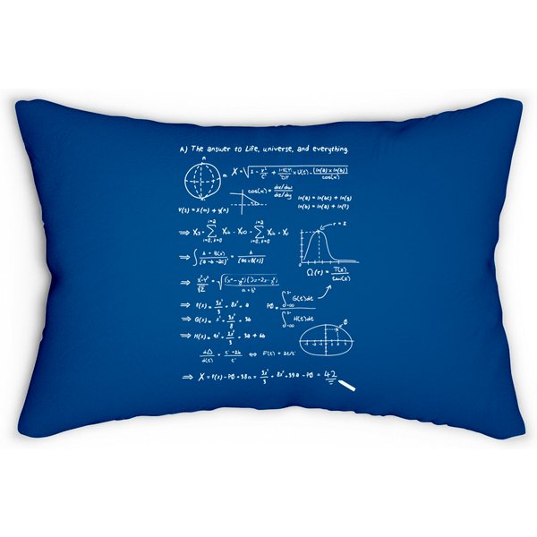 Meaning Of Life - Hitchhikers Guide To The Galaxy - Lumbar Pillows-image