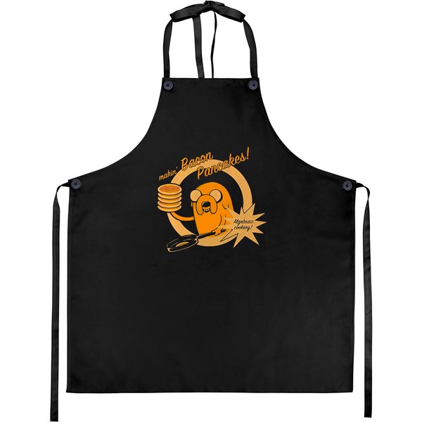 Jake The Dog Makin Bacon Pancakes Time Aprons-image