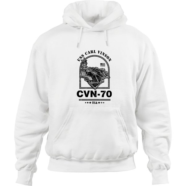 Cvn-70 Uss Carl Vinson - Aircraft Carriers - Hoodies-image