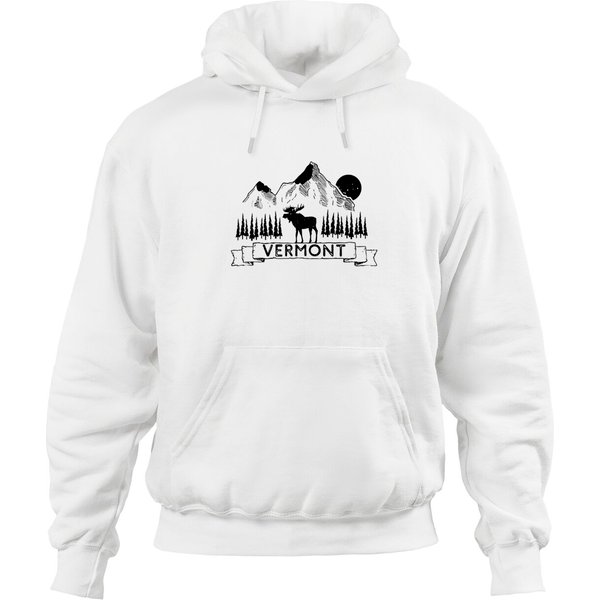 Cool Vermont Moose Souvenir Hoodie-image