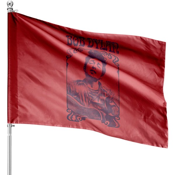 Bob Dylan Vintage Faded Style House Flags-image