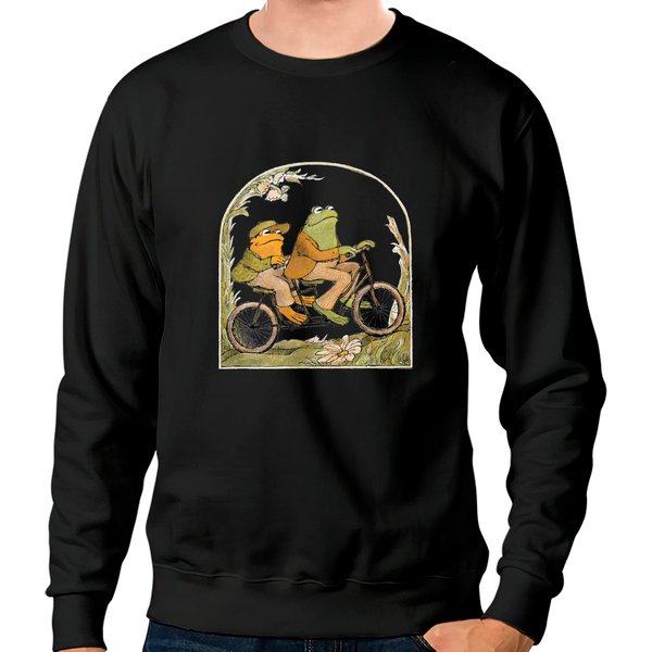 Frog And Toad Sweatshirt, Frog Lover Gift Vintage Classic Sweatshirt-image