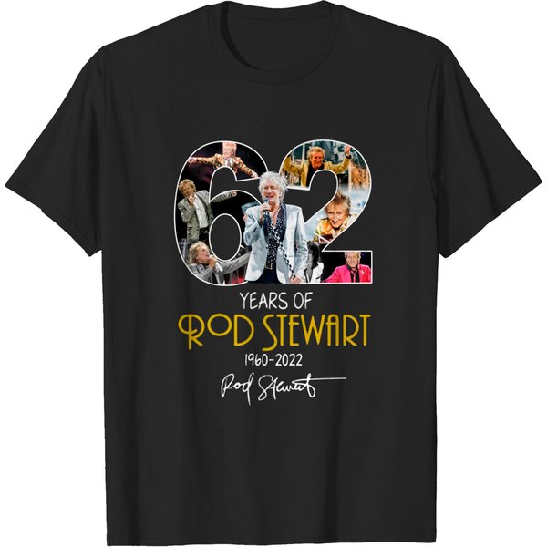 Rod Stewart 62Nd Anniversary 1960 2022 Shirt, Rod Stewart Signature Shirt-image