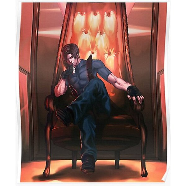 Awesome For Movie Fans Leon Video Games Kennedy Survival Lover Gift Premium Matte Vertical Poster-image