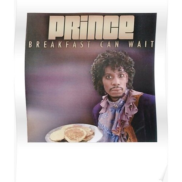 Breakfast Can Wait Premium Matte Vertical Poster-image