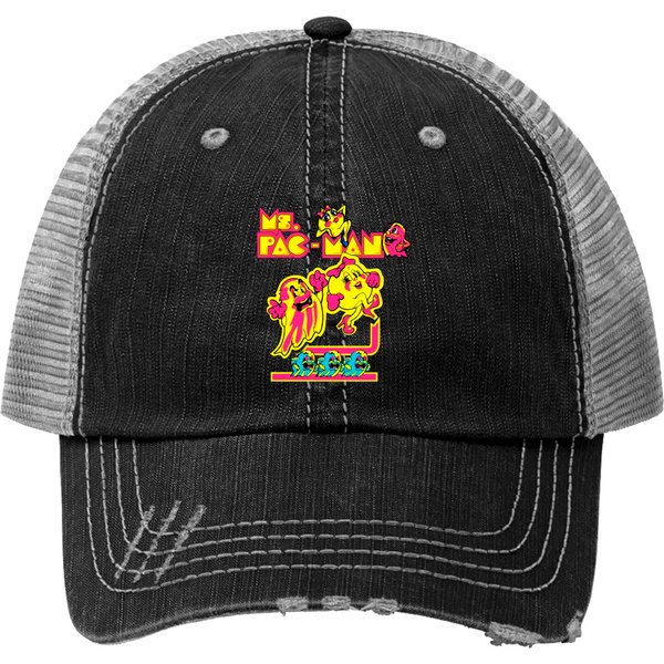 Mrs. Pac-Man Unisex Gift For You Print Trucker Hat-image