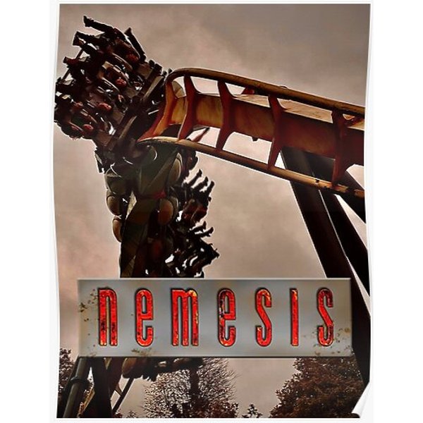 Nemesis - Alton Towers Premium Matte Vertical Poster-image