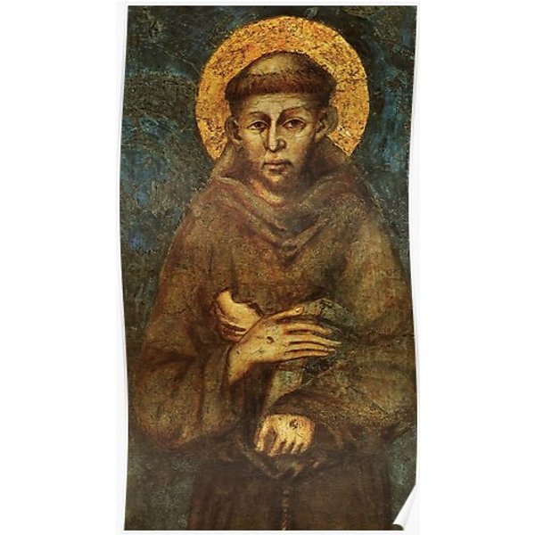 Saint Francis Of Assisi Premium Matte Vertical Poster-image