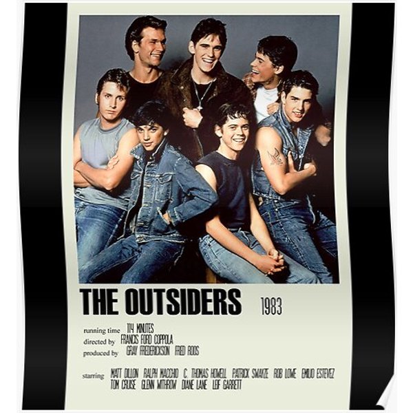 Characters The Outsiders Poster Premium Matte Vertical Poster-image