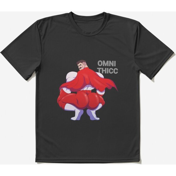 Thicc Omniman | Active T-Shirt-image