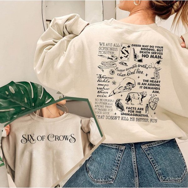 Six Of Crows Shirt, No Mourners No Funerals, Ketterdam Sweatshirt, Shadow And Bone 2 Sweatshirt-image