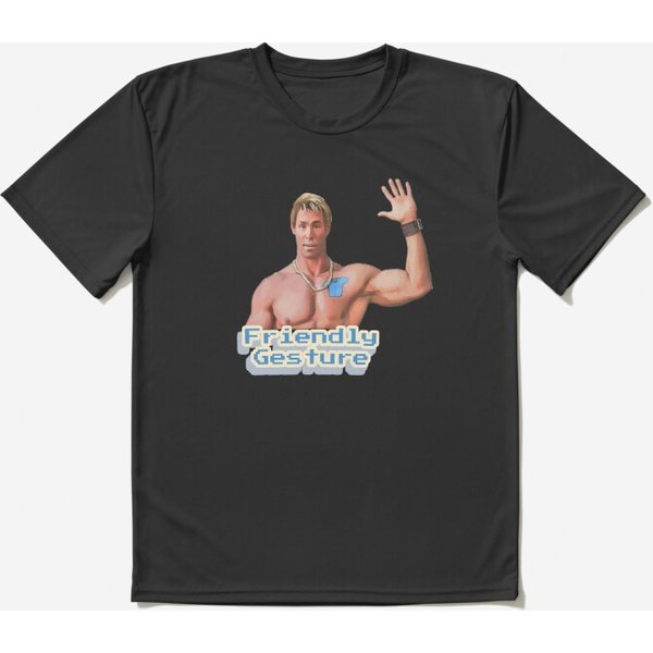 Free Guy | Dude | Friendly Gesture | Active T-Shirt-image