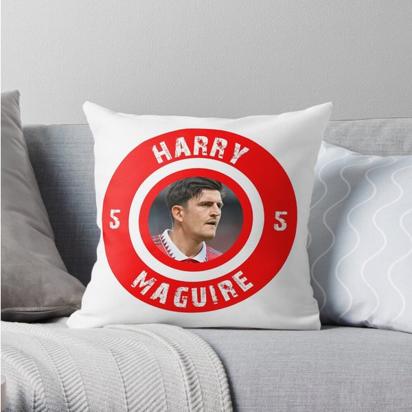 Harry Maguire Throw Pillow-image