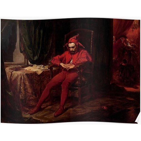 “Stanczyk” By Jan Matejko (1862) Premium Matte Vertical Poster-image