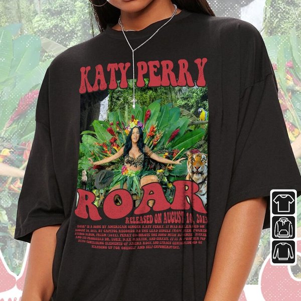 Katy Perry Music Shirt K1, Roar Music Pop-image