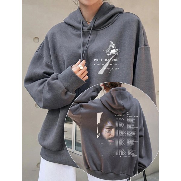 Posty Hoodie, Post Malone Twelve Carat 2023 Tour Hoodie-image