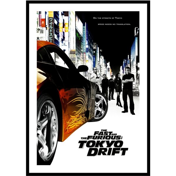 Fast And The Furious Tokyo Drift Movie Poster-image