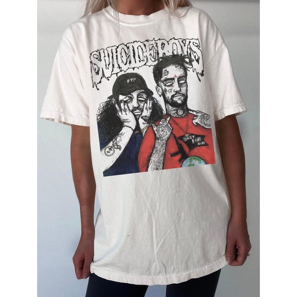 Suicideboys Vintage Shirt, G59 Merch, Suicideboys Skeleton Shirt,-image
