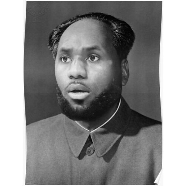 Chairman Lebron Mao Premium Matte Vertical Poster-image