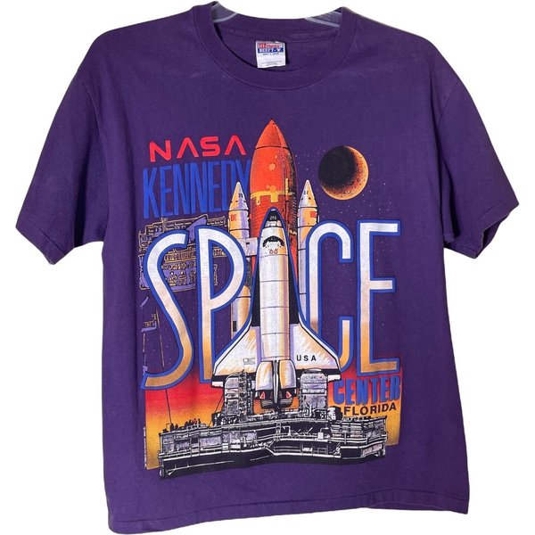 Kennedy Space Center Vintage 90S Astronaut T-Shirt-image