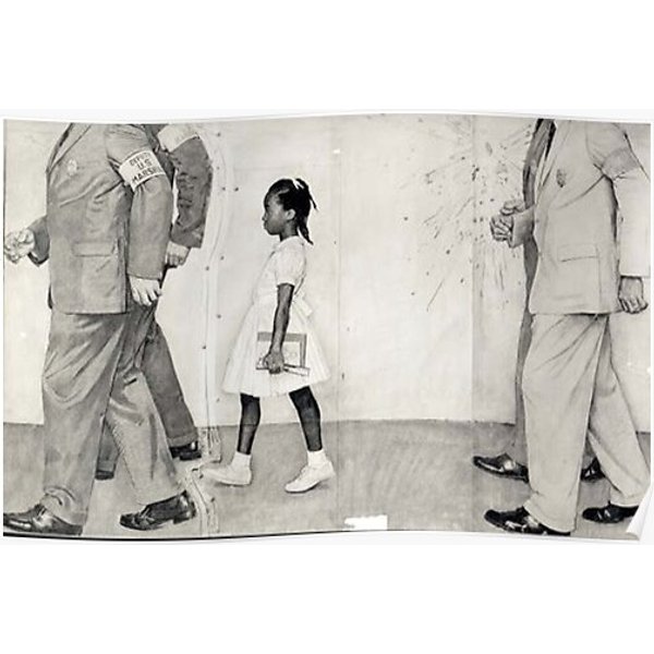 Ruby Bridges The Problem We All Live Premium Matte Vertical Poster-image