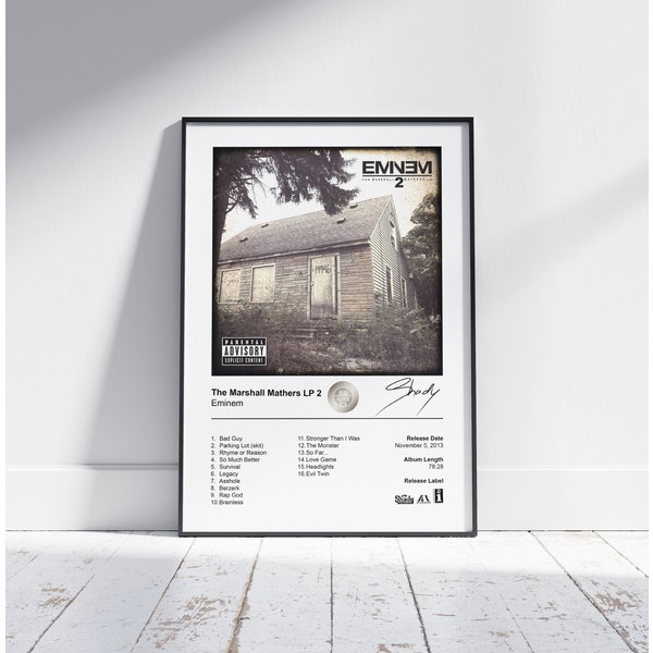 Eminem Poster The Marshall Mathers Lp 2 Album Poster-image