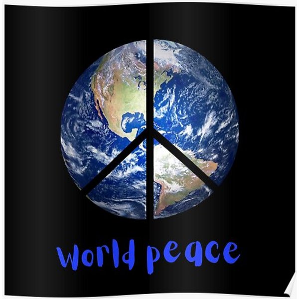 World Peace Graphic Buythepeople Premium Matte Vertical Poster-image