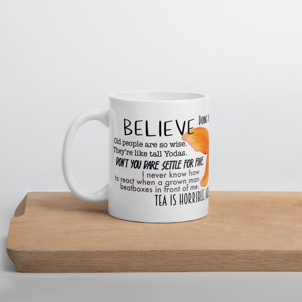 Be A Goldfish Quotes Mug-image